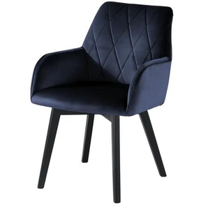 Woodford Armlehnstuhl  Bristol ¦ blau ¦ Maße (cm): B: 60 H: 88 T: 67.0