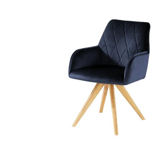 Woodford Armlehnstuhl  Bristol ¦ blau ¦ Maße (cm): B: 60 H: 88 T: 67.0