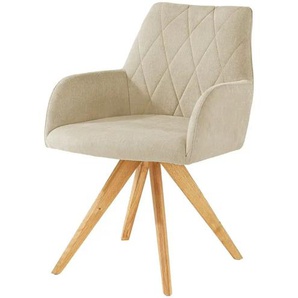 Woodford Armlehnstuhl Bristol ¦ creme ¦ Maße (cm): B: 60 H: 88 T: 67.0