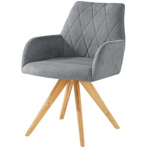 Woodford Armlehnstuhl Bristol ¦ grau ¦ Maße (cm): B: 60 H: 88 T: 67.0