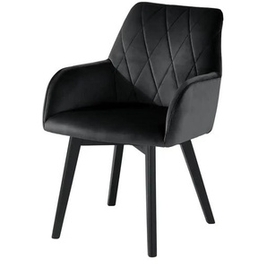 Woodford Armlehnstuhl  Bristol ¦ schwarz ¦ Maße (cm): B: 60 H: 88 T: 67.0