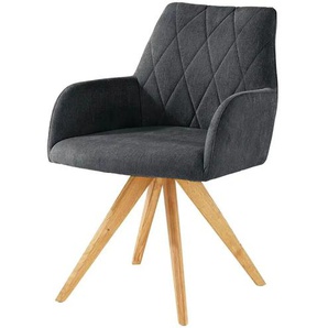 Woodford Armlehnstuhl  Bristol ¦ schwarz ¦ Maße (cm): B: 60 H: 88 T: 67.0