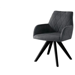 Woodford Armlehnstuhl  Bristol ¦ schwarz ¦ Maße (cm): B: 60 H: 88 T: 67.0