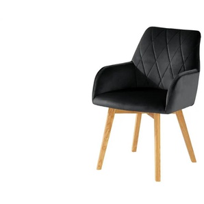 Woodford Armlehnstuhl  Bristol ¦ schwarz ¦ Maße (cm): B: 60 H: 88 T: 67.0