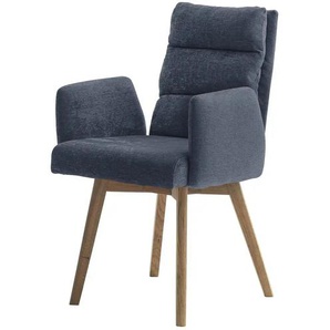 Woodford Armlehnstuhl Kalama - blau - Materialmix - 61 cm - 92 cm - cm 65,0 | Möbel Kraft