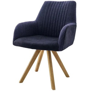 Woodford Armlehnstuhl Olina - blau - Materialmix - 59 cm - 87 cm - cm 61,0 | Möbel Kraft
