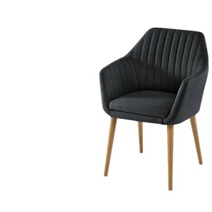 Woodford Armlehnstuhl  Shell ¦ schwarz ¦ Maße (cm): B: 59 H: 86 T: 61.0