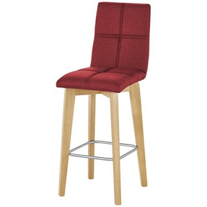 Woodford Barhocker  Anni ¦ rot ¦ Maße (cm): B: 42 H: 112 T: 54.0