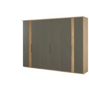 Woodford Drehtürenschrank  Miri ¦ grau ¦ Maße (cm): B: 300 H: 219,2 T: 59.0