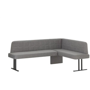 Woodford Eckbank Eda - grau - Materialmix - 85 cm | Möbel Kraft