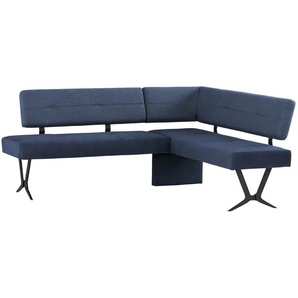Woodford Eckbank Scadia - blau - Materialmix - 85 cm | Möbel Kraft
