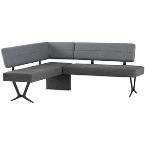 Woodford Eckbank Scadia - grau - Materialmix - 85 cm | Möbel Kraft