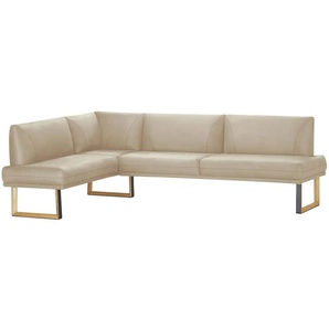 Woodford Eckbank Soras - beige - Materialmix - 89 cm | Möbel Kraft