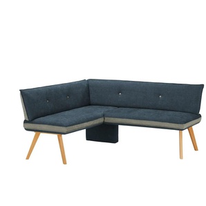 Woodford Eckbank Sunna - blau - Materialmix - 86 cm | Möbel Kraft