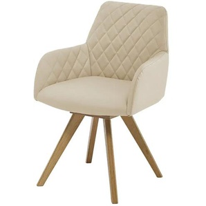 Dine + Mine Esszimmerstuhl  Bristol 1 ¦ beige ¦ Maße (cm): B: 61 H: 88 T: 66.5