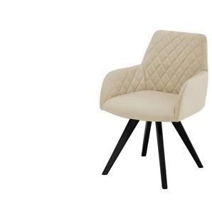 Dine + Mine Esszimmerstuhl  Bristol 1 ¦ beige ¦ Maße (cm): B: 61 H: 88 T: 66.5