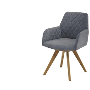 Dine + Mine Esszimmerstuhl  Bristol 1 ¦ grau ¦ Maße (cm): B: 61 H: 88 T: 66.5