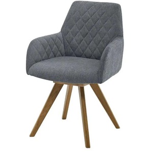 Dine + Mine Esszimmerstuhl  Bristol 1 ¦ grau ¦ Maße (cm): B: 61 H: 88 T: 66.5