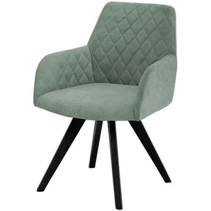 Dine + Mine Esszimmerstuhl  Bristol 1 ¦ grün ¦ Maße (cm): B: 61 H: 88 T: 66.5