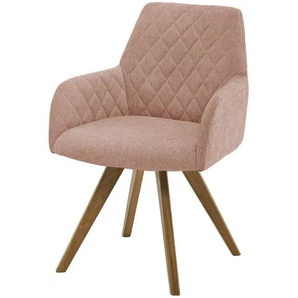 Dine + Mine Esszimmerstuhl  Bristol 1 ¦ rosa/pink ¦ Maße (cm): B: 61 H: 88 T: 66.5