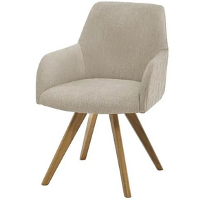 Dine + Mine Esszimmerstuhl  Bristol 2 ¦ beige ¦ Maße (cm): B: 61 H: 88 T: 66.5