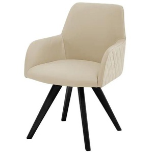 Dine + Mine Esszimmerstuhl  Bristol 2 ¦ beige ¦ Maße (cm): B: 61 H: 88 T: 66.5