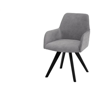 Dine + Mine Esszimmerstuhl  Bristol 2 ¦ grau ¦ Maße (cm): B: 61 H: 88 T: 66.5