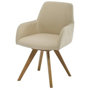 Woodford Esszimmerstuhl  Damask ¦ beige ¦ Maße (cm): B: 61 H: 88 T: 66.5
