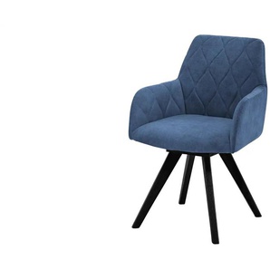 Woodford Esszimmerstuhl Damask - blau - Materialmix - 61 cm - 88 cm - cm 66,5 | Möbel Kraft