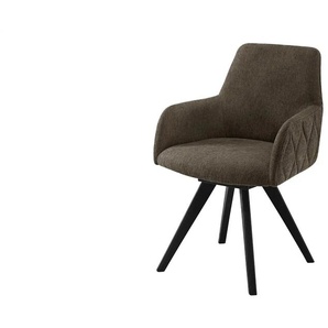 Woodford Esszimmerstuhl Damask - braun - Materialmix - 61 cm - 88 cm - cm 66,5 | Möbel Kraft