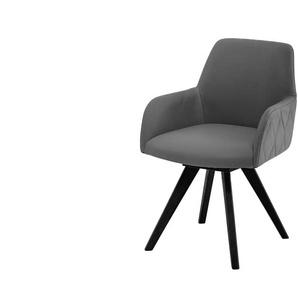 Woodford Esszimmerstuhl  Damask ¦ grau ¦ Maße (cm): B: 61 H: 88 T: 66.5