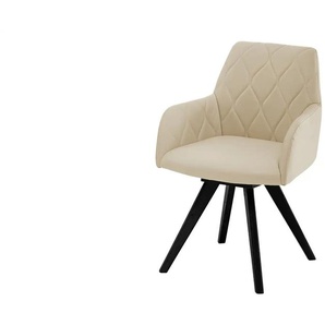 Woodford Esszimmerstuhl Damask ¦ grau ¦ Maße (cm): B: 61 H: 88 T: 66.5