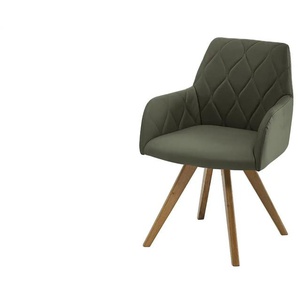 Woodford Esszimmerstuhl  Damask ¦ grün ¦ Maße (cm): B: 61 H: 88 T: 66.5