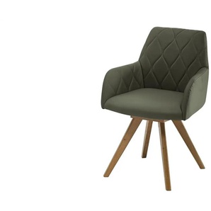 Woodford Esszimmerstuhl Damask - grün - Materialmix - 61 cm - 88 cm - cm 66,5 | Möbel Kraft