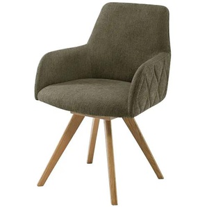 Woodford Esszimmerstuhl Damask - grün - Materialmix - 61 cm - 88 cm - cm 66,5 | Möbel Kraft