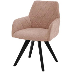 Woodford Esszimmerstuhl  Damask ¦ rosa/pink ¦ Maße (cm): B: 61 H: 88 T: 66.5