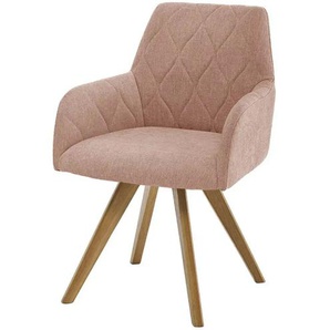 Woodford Esszimmerstuhl Damask - rosa/pink - Materialmix - 61 cm - 88 cm - cm 66,5 | Möbel Kraft