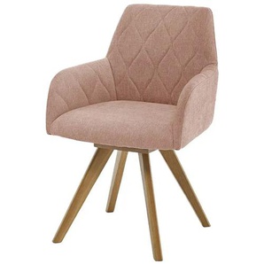 Woodford Esszimmerstuhl Damask - rosa/pink - Materialmix - 61 cm - 88 cm - cm 66,5 | Möbel Kraft