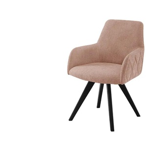 Woodford Esszimmerstuhl Damask - rosa/pink - Materialmix - 61 cm - 88 cm - cm 66,5 | Möbel Kraft