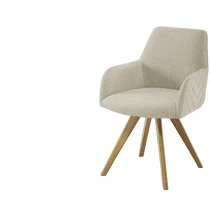 Woodford Esszimmerstuhl Delhi ¦ beige ¦ Maße (cm): B: 61 H: 88 T: 66.5