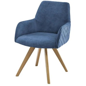 Woodford Esszimmerstuhl  Delhi ¦ blau ¦ Maße (cm): B: 61 H: 88 T: 66.5