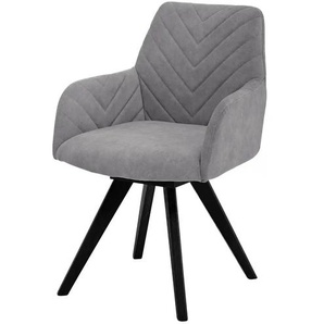 Woodford Esszimmerstuhl  Delhi ¦ grau ¦ Maße (cm): B: 61 H: 88 T: 66.5