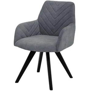 Woodford Esszimmerstuhl  Delhi ¦ grau ¦ Maße (cm): B: 61 H: 88 T: 66.5