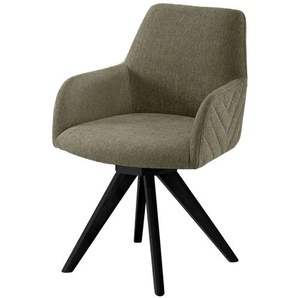 Woodford Esszimmerstuhl Delhi ¦ grün ¦ Maße (cm): B: 61 H: 88 T: 66.5