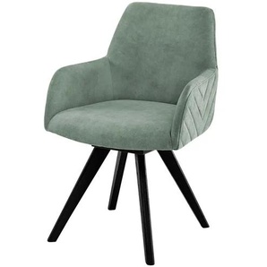 Woodford Esszimmerstuhl Delhi - grün - Materialmix - 61 cm - 88 cm - cm 66,5 | Möbel Kraft