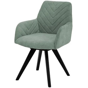 Woodford Esszimmerstuhl Delhi - grün - Materialmix - 61 cm - 88 cm - cm 66,5 | Möbel Kraft