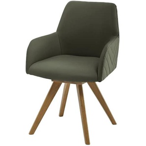 Woodford Esszimmerstuhl Delhi - grün - Materialmix - 61 cm - 88 cm - cm 66,5 | Möbel Kraft
