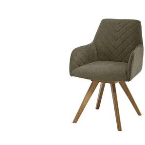 Woodford Esszimmerstuhl Delhi - grün - Materialmix - 61 cm - 88 cm - cm 66,5 | Möbel Kraft