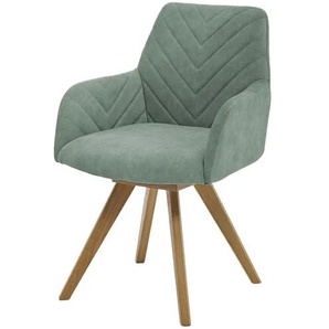 Woodford Esszimmerstuhl Delhi - grün - Materialmix - 61 cm - 88 cm - cm 66,5 | Möbel Kraft