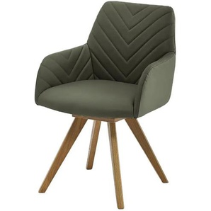 Woodford Esszimmerstuhl Delhi - grün - Materialmix - 61 cm - 88 cm - cm 66,5 | Möbel Kraft